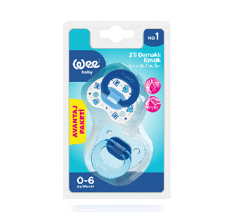 Wee Baby Damaklı Emzik 2’li